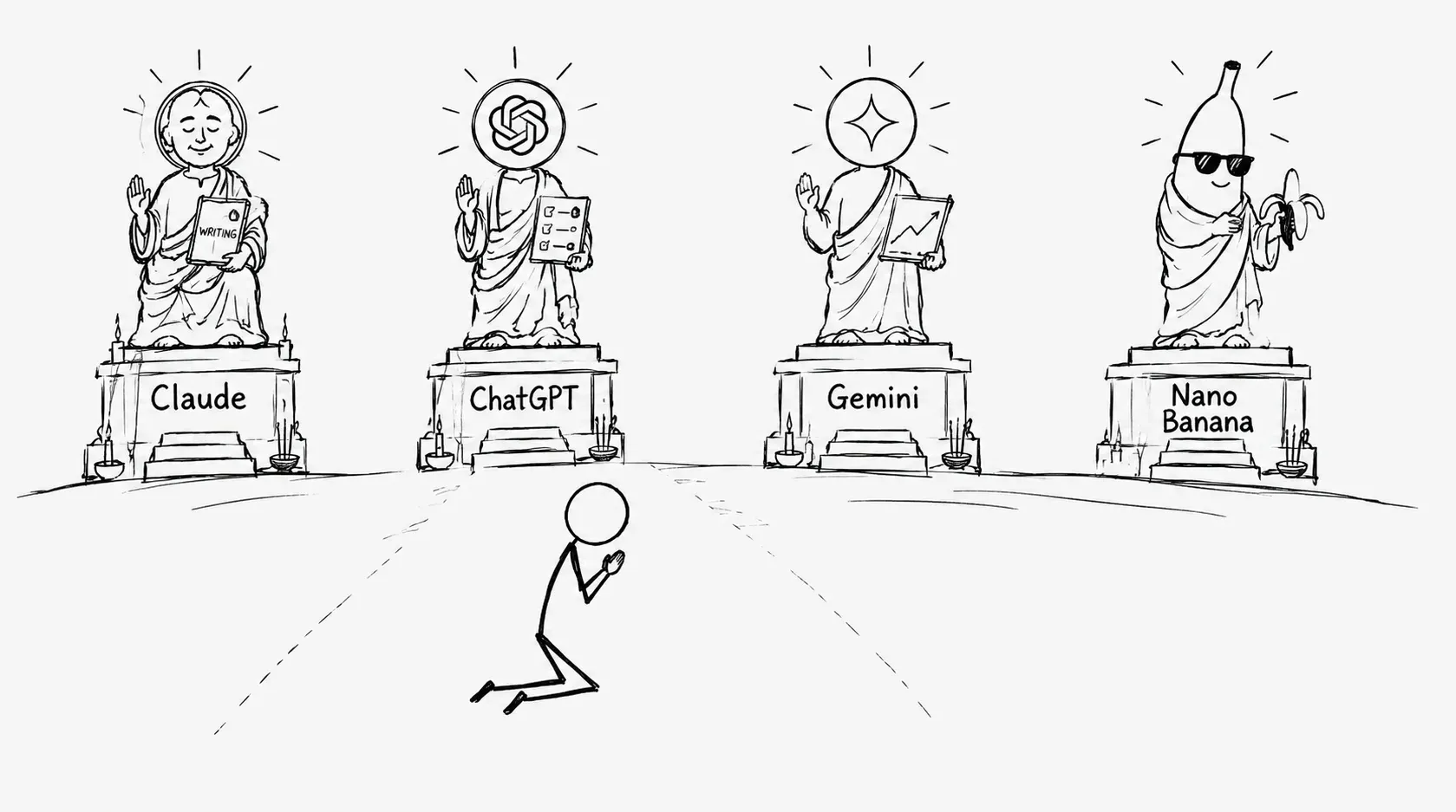 Praying to many gods